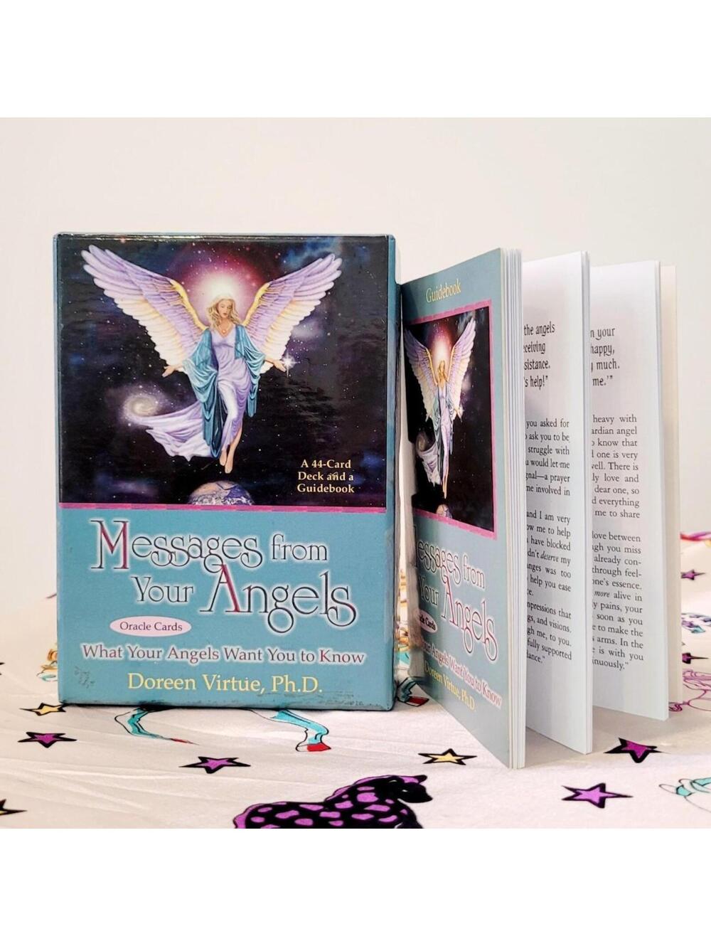 ✨️ Vintage Messages From Your Angels Oracle Cards by Doreen Virtue - Rare OOP ✨️